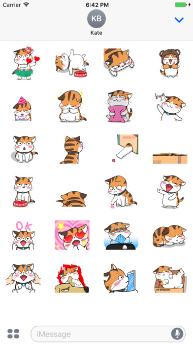 My Cat Animated Stickers screenshot 3