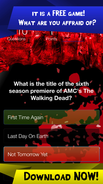 TWD Trivia - The Walking Dead Edition Quiz Game screenshot 2
