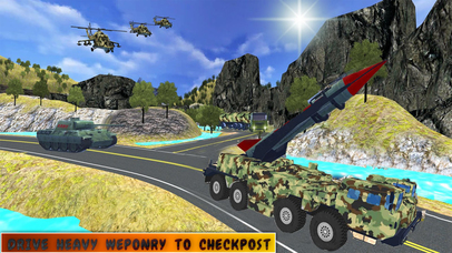 Army War Driving Game  : Missile Delivery Pro screenshot 2