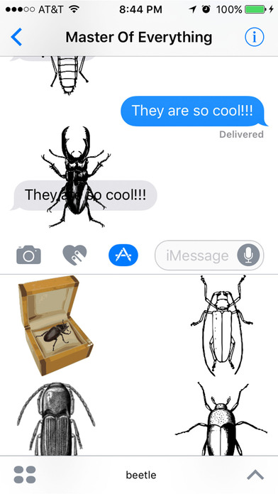 Beetle Stickers - Not The Car screenshot 2