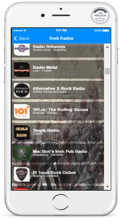 Enjoy Rock Music With The Best Rock Radio Station screenshot 3