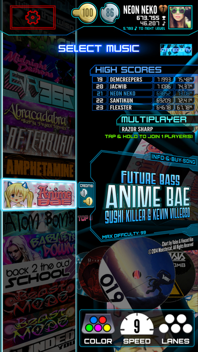 Neon FM™ — Music Gaming | Arcade Rhythm Game screenshot 3