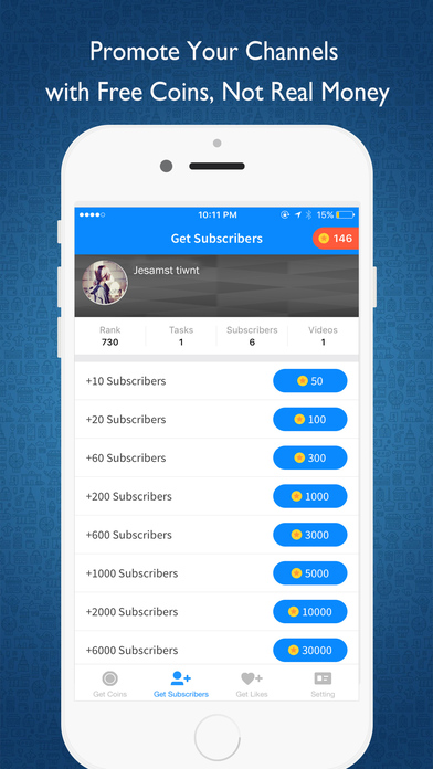 SubTube for Youtube - Get Subscribers and Likes screenshot 2