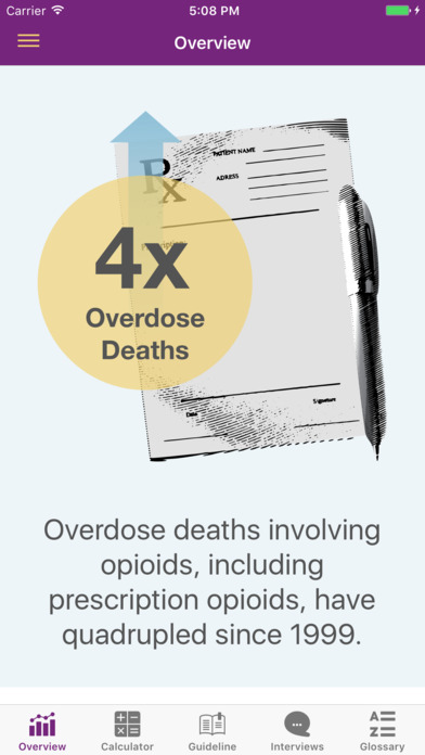 CDC Opioid Guideline screenshot 2