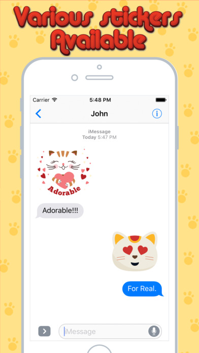 CatMoji Messages screenshot 3