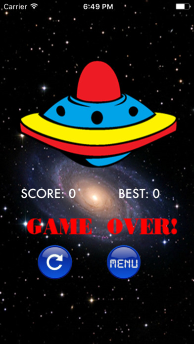 Fly On Galaxy - Game screenshot 2