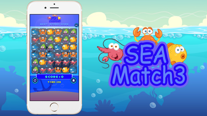 Sea Animal Match 3 Game screenshot 2