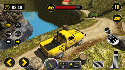 4x4 OFFROAD JEEP Driving Simulator 3D screenshot 2