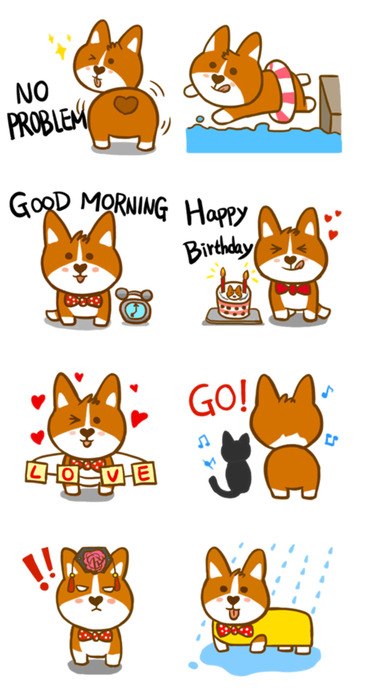 Kawaii Dog Stickers screenshot 4