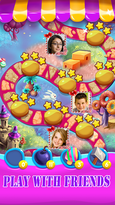 Candy gems with match 3 puzzle game screenshot 3