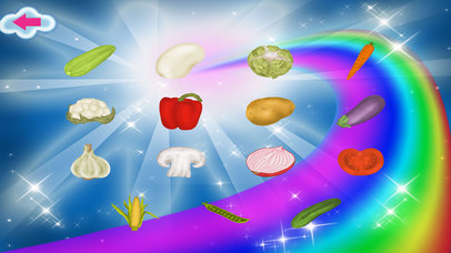 Food Memory Flash Cards Vegetables screenshot 2