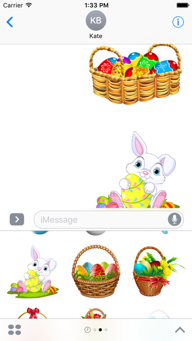 Easter Pack Stickers for iMessage screenshot 2