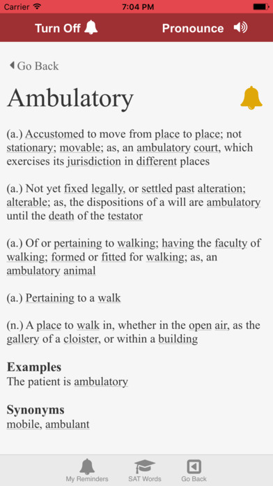 VocabReminder - English Dictionary with Reminders screenshot 3