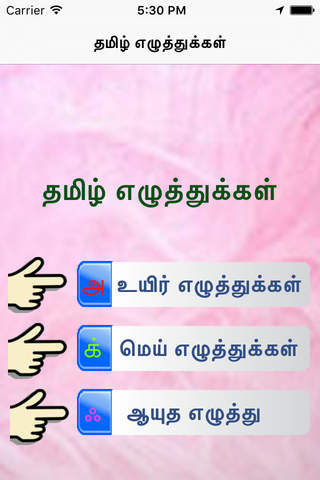 Learn Tamil Language Letters screenshot 3