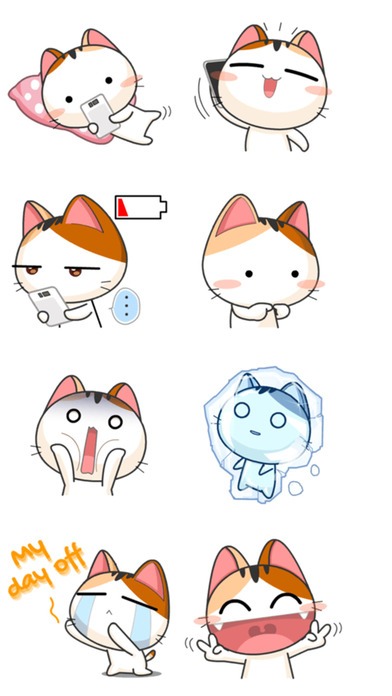 Mmm Cat Stickers screenshot 3