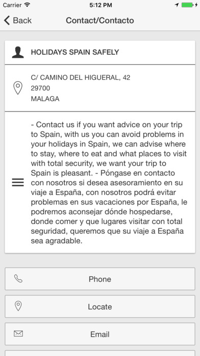 HOLIDAYS SPAIN SAFELY screenshot 2