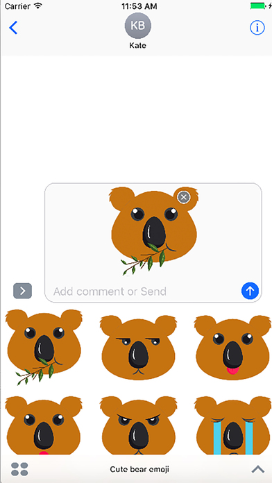 Koala Emoji & Bear Stickers screenshot 2