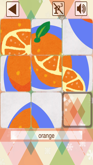 Kids slide puzzle Fruits screenshot 2