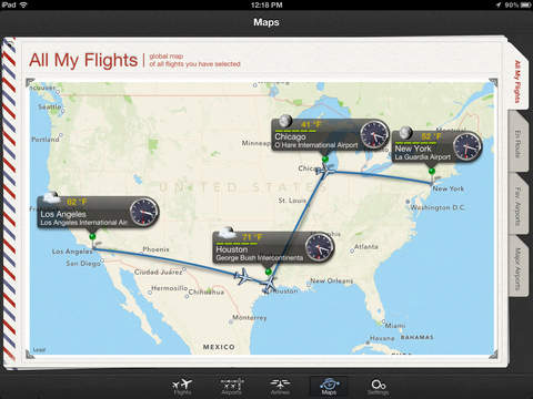 Flight+ for iPad - Track Flights & Airline Info screenshot 3