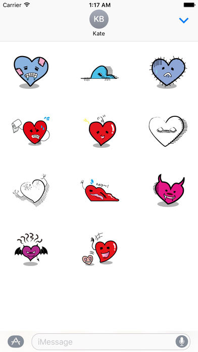 Heart Emoji Sticker screenshot 3