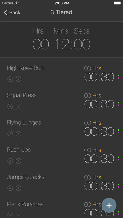 TimeMe Pro-Exercise Interval timer for HIIT/Tabata screenshot 2