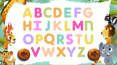 ABC Tracing Alphabet and vocabulary Animals screenshot 2