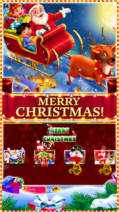 AAA HD Merry Christmas Santa Slots Machine screenshot 2