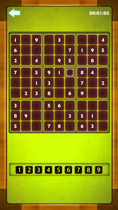 Sudoku Christmas game screenshot 2