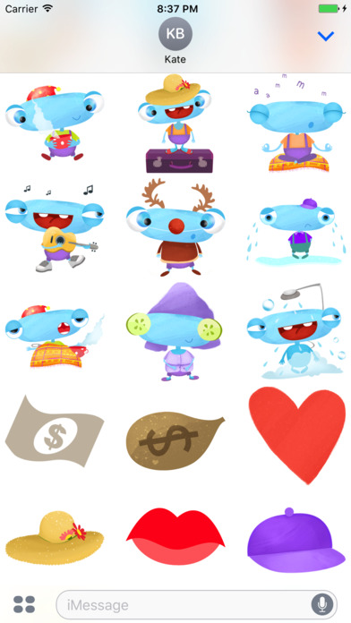 Happy Funny Monster - cute stickers screenshot 4