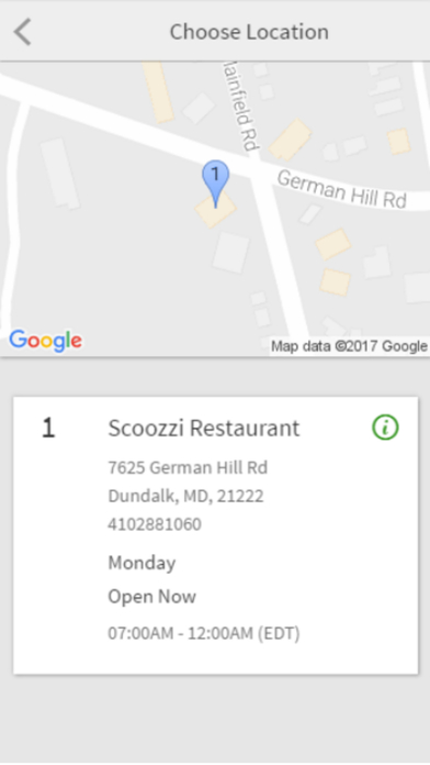 Scoozzi Restaurant screenshot 2