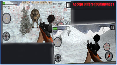 Dangerous Wolf Hunting : Big View Snow Adventure screenshot 2