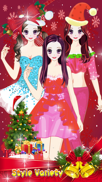 Christmas crazy party － Make up Game for kids screenshot 2