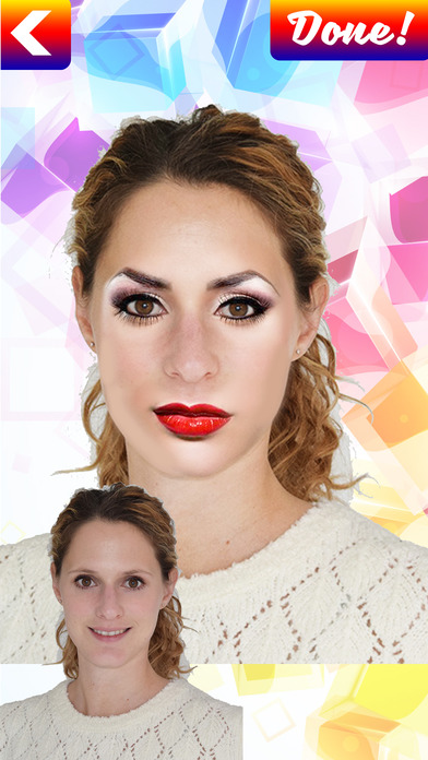 Photo Makeup Cam–Trendy Eye Makeup& Eyebrow Editor screenshot 3