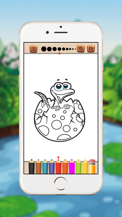 Happy Dinosaur Coloring Book For Kids screenshot 4