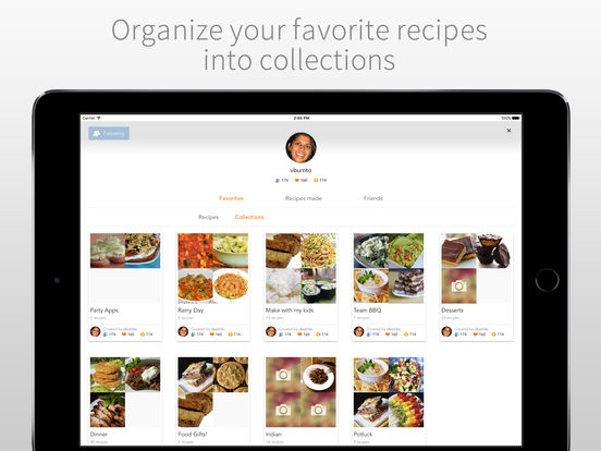 Screenshots of Allrecipes Dinner Spinner for iPad