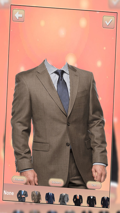 Stylish Man Suit PhotoFrames screenshot 3