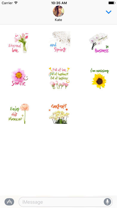 Thankful Bouquet - Animated Flower Stickers screenshot 2