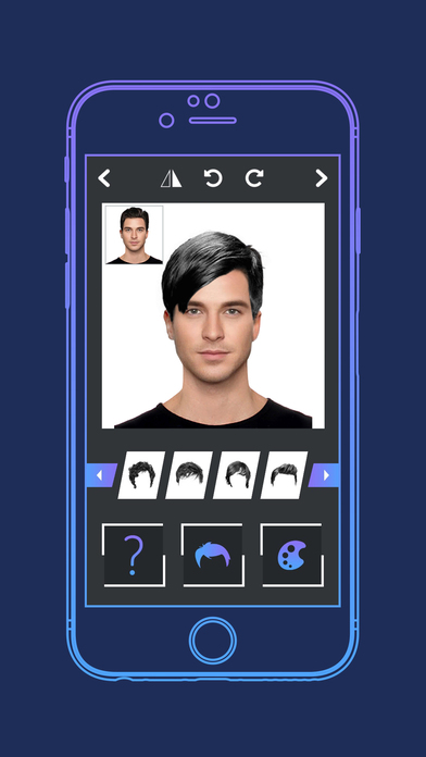 Mens Hairstyle Changer screenshot 4