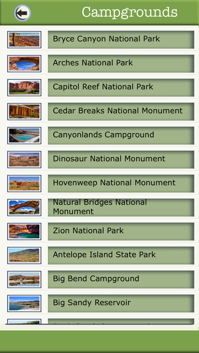 Utah Camping And National Parks screenshot 2