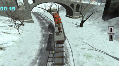 Metro Train Frozen Track Driving Adventure screenshot 3