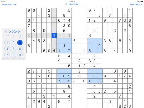 Sudoku Tablet на iPad