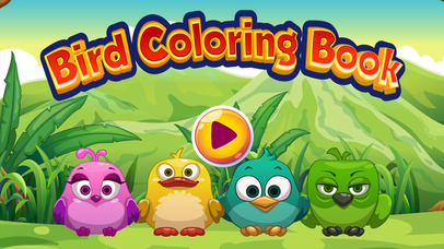 Bird Coloring Book - cartoon color pages game screenshot 3