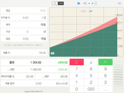 Deposit Tax Lt calculator for deposits with taxes screenshot 2