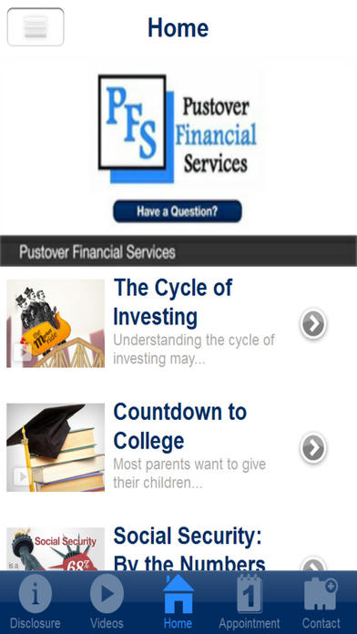 Pustover Financial Services screenshot 2