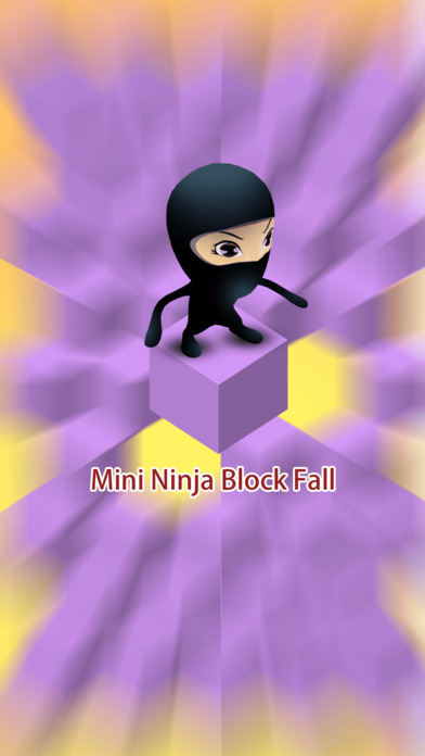 Mini Ninja Block Fall - cool speed run screenshot 2