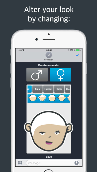 qooostick personalized emotion sticker screenshot 3