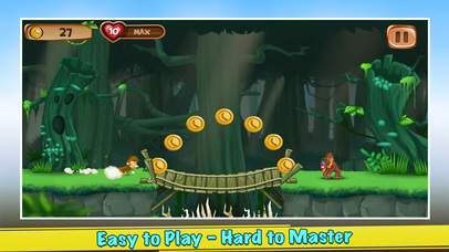 Super Paper Monkey Jungle Runner screenshot 3