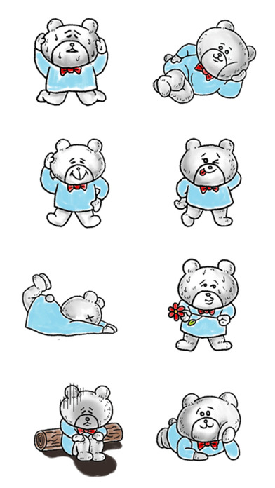 Gentleman Bear > Stickers! screenshot 4