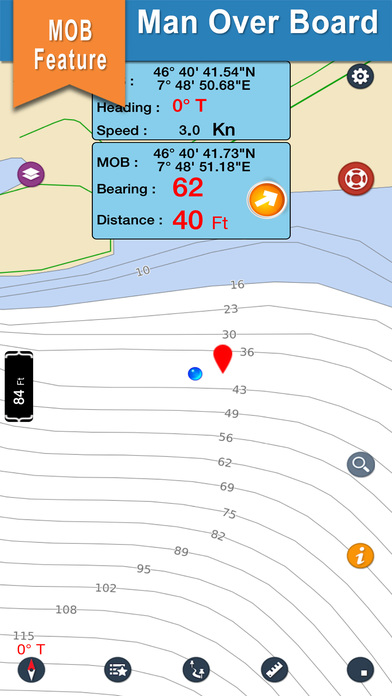 Lake St. Clair offline nautical chart for boaters screenshot 3