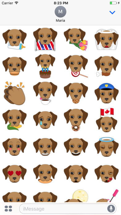 Chocolate Labrador Emoji screenshot 3